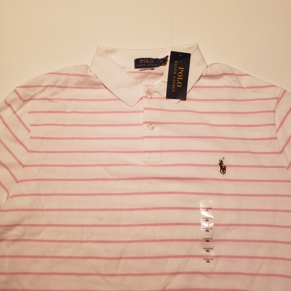 Polo Ralph Lauren Classic Striped White/Pink